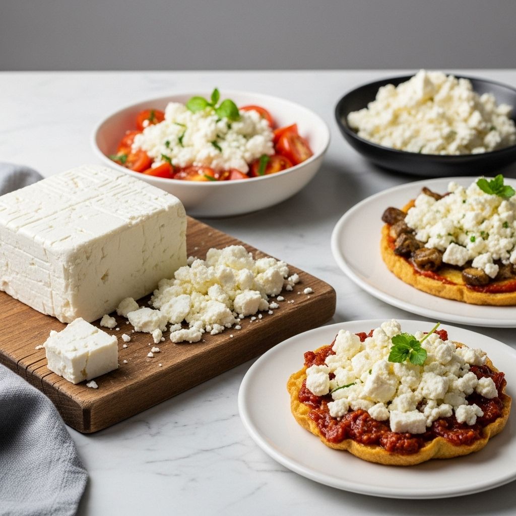 Feta Cheese Nutrition Facts, Benefits, Risks, and Uses Rich calcium content helps strengthen bones while probiotics support digestion.