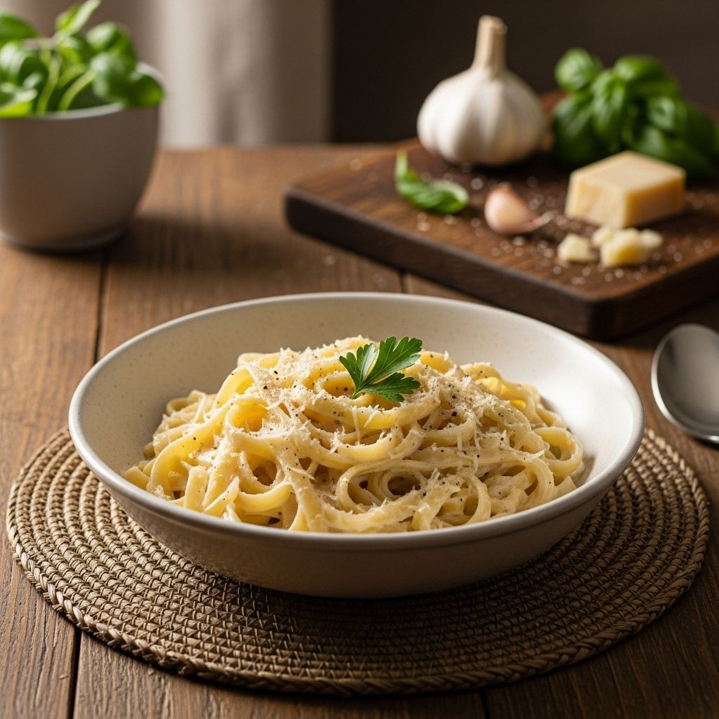A flawlessly silky sauce hinges on fresh parmesan and piping-hot pasta.