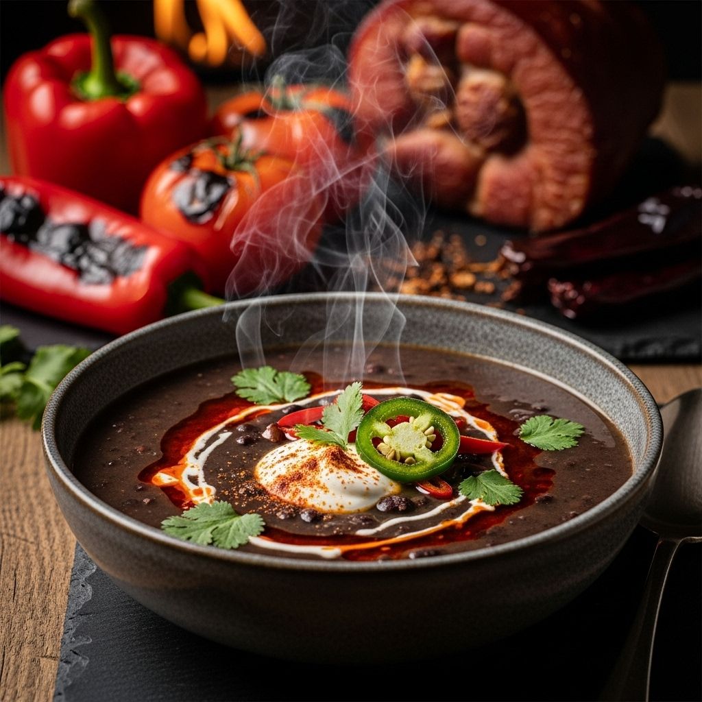 Turn simple pantry staples into a smoky, spicy, and comforting black bean soup loaded with flavor, nutrition, and easy customizations.