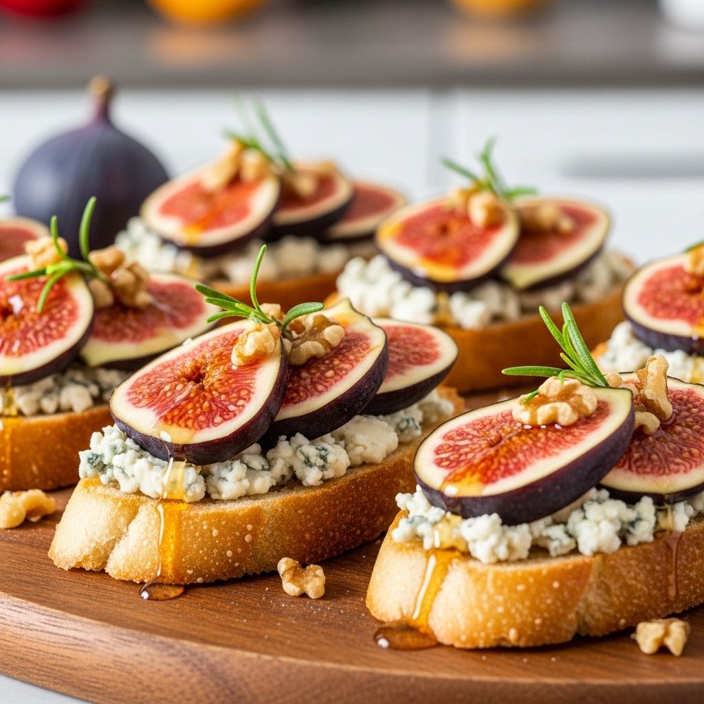 Elevate any gathering with a simple mix of sweet fruit preserves and toasted slices.