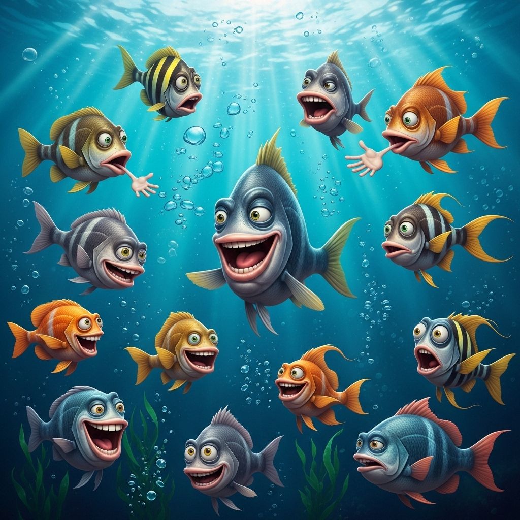 Dive into these side-splitting fish jokes and puns perfect for kids, families, and anyone looking to make a splash with laughter.