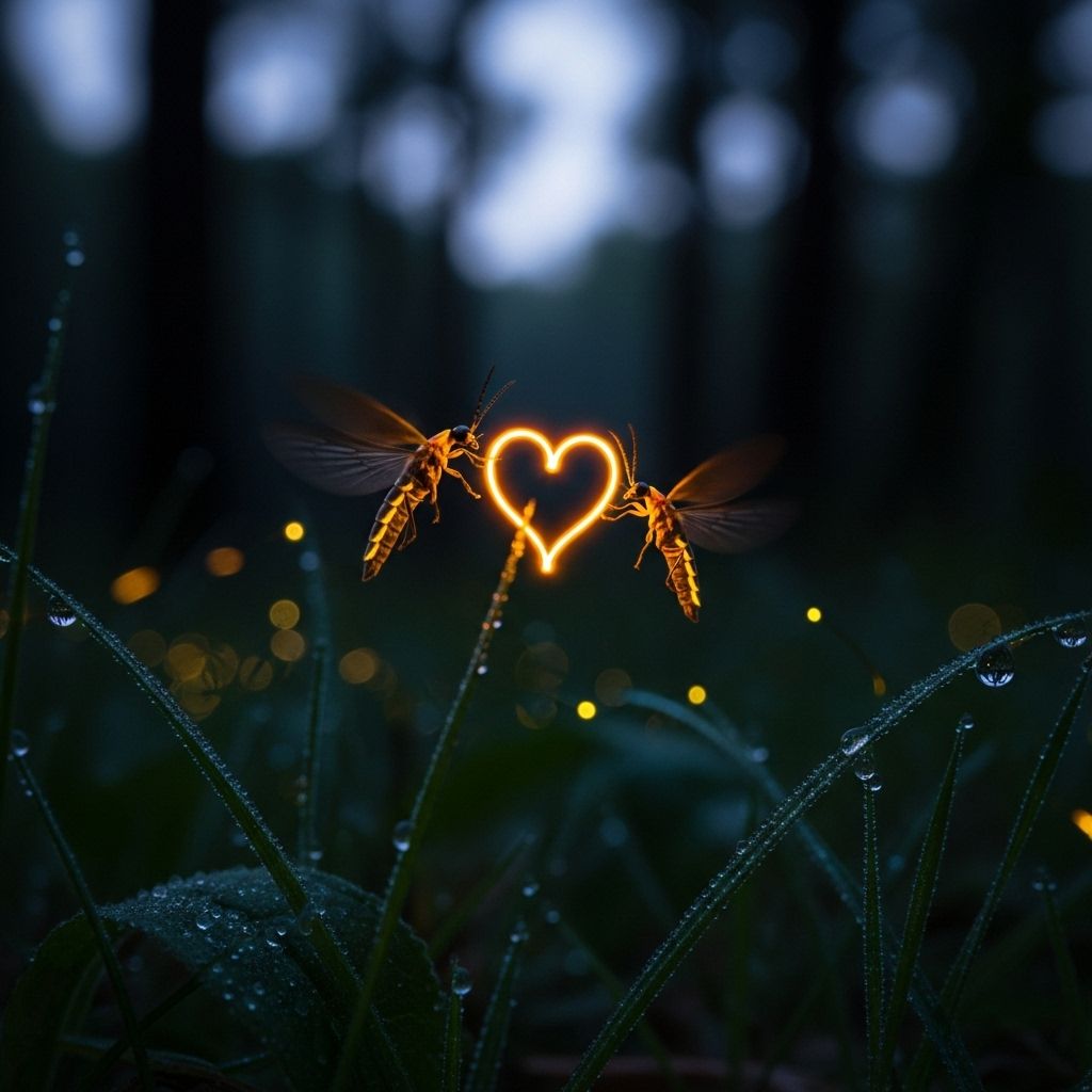 Unraveling the captivating courtship rituals of fireflies and their enchanting lantern displays in the shadowy woodlands of the Delmarva Peninsula.