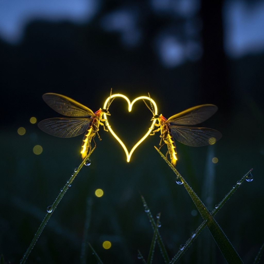How Fireflies Flirt: The Secrets Behind Heart-Shaped Lanterns Discover the intricate dance of fireflies, the science behind their luminous flirtation, and the love stories written in light.