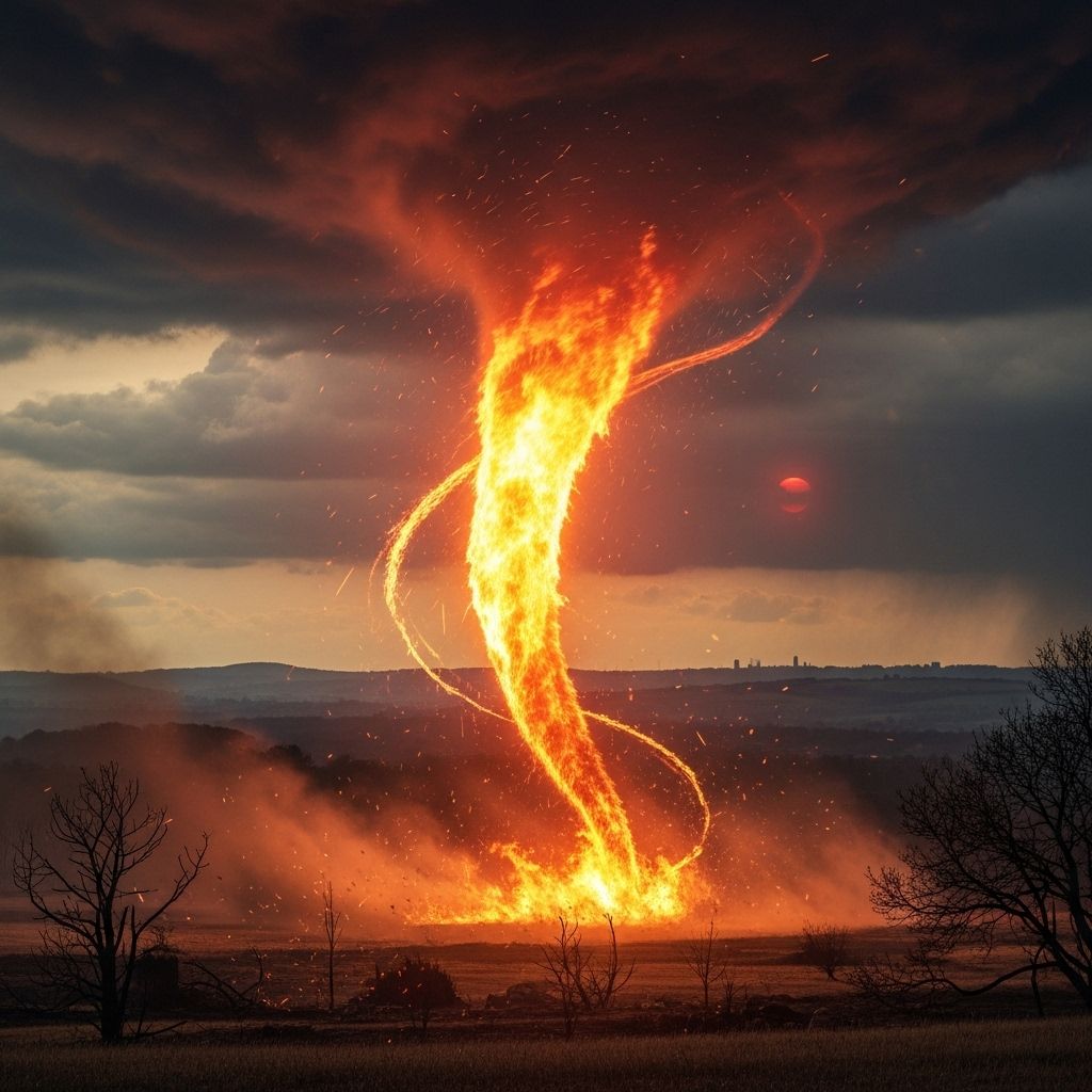 When Fire Meets Wind: The Science and Spectacle of Firenados in the U.K. A rare 'firenado' in Derbyshire, England reveals the dramatic power and unique risks of fire whirls—explained, witnessed, and contextualized.