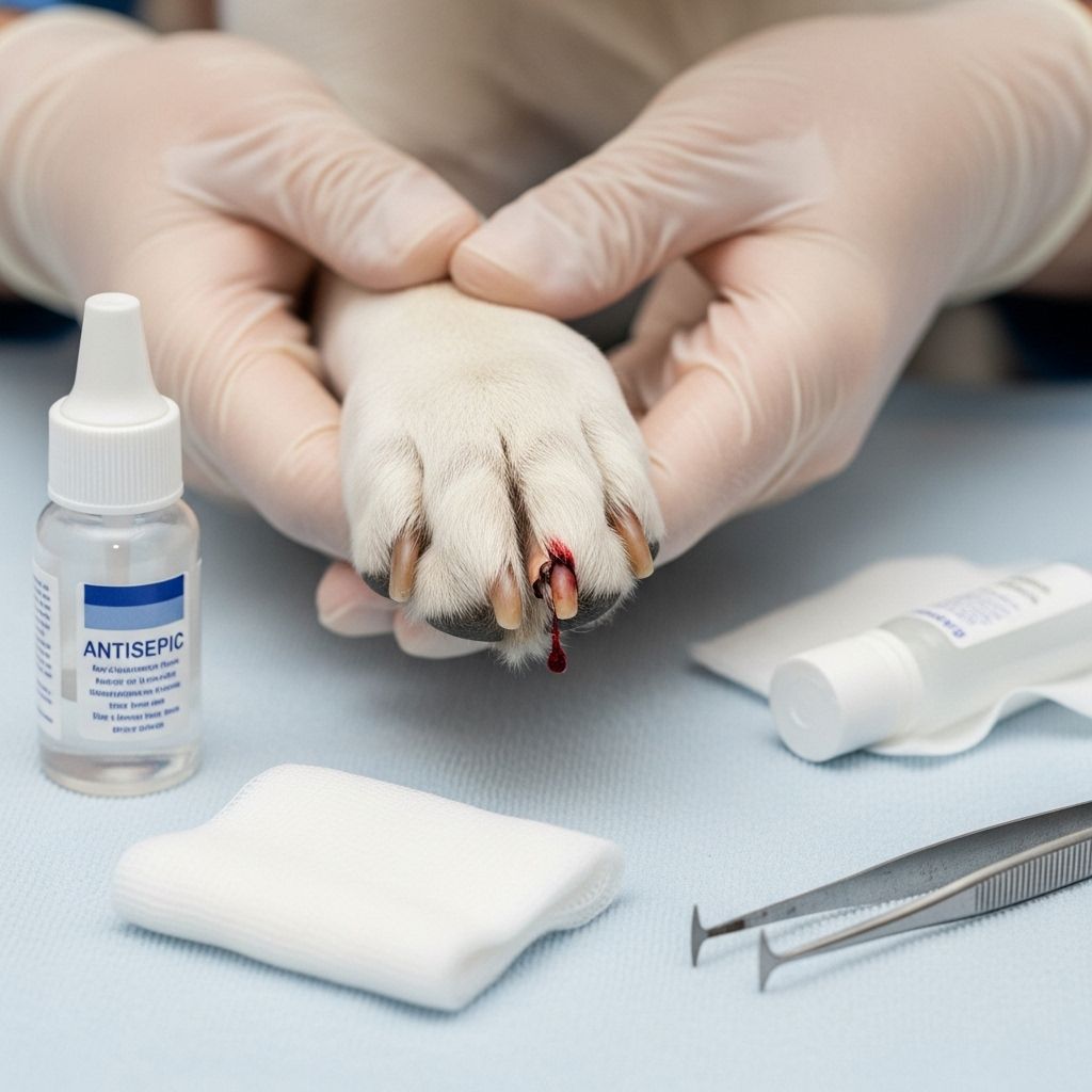 Learn how to provide immediate care for your dog's broken nail and when to seek veterinary attention