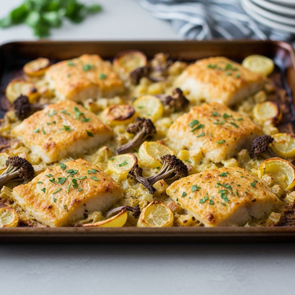 Discover how to make a flavorful fish chowder sheet pan bake—rich, creamy, and filled with nourishing vegetables, all in under an hour.