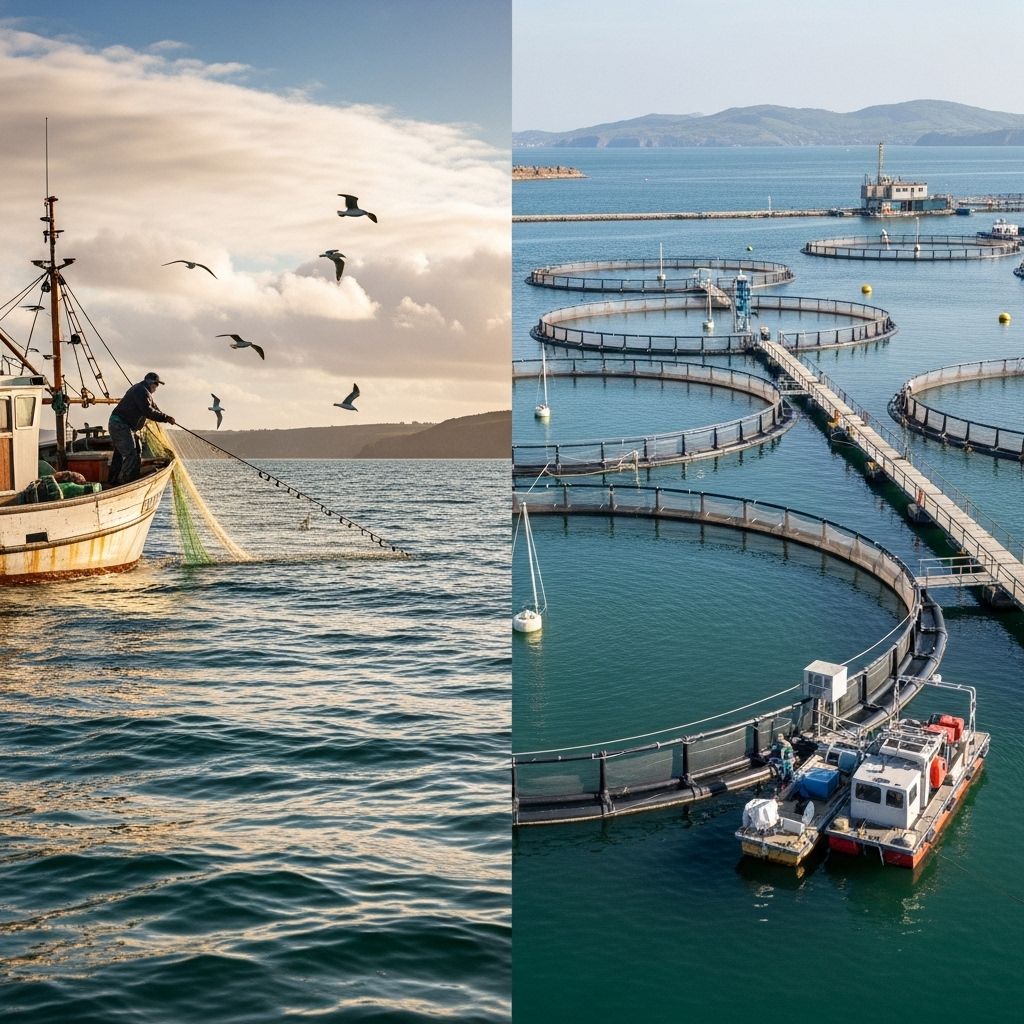 Fishing vs. Fish Farming: Which Is More Responsible? Explore the environmental, social, and ethical impacts of fish farming and wild fishing, and which could be the more responsible choice.