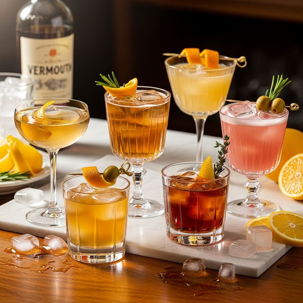 Herbal-forward blends that balance taste and lightness for any gathering.