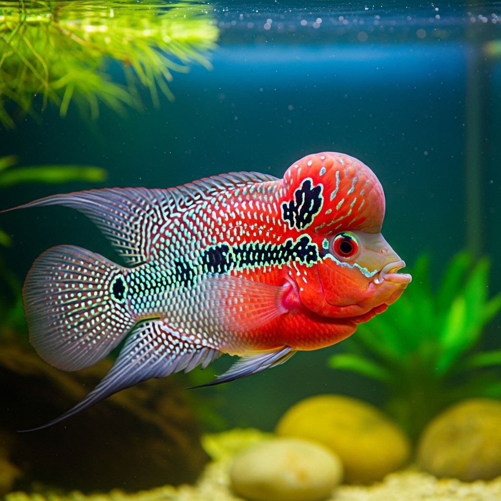 Flowerhorn Fish: Care, Breeding, & Ownership Guide Expert tips on habitat and diet bring your cichlid’s brightest colors and optimal health.