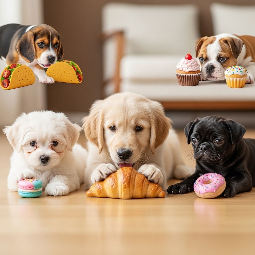 Celebrate your pup’s unique flavor with a name that captures their playful spirit.