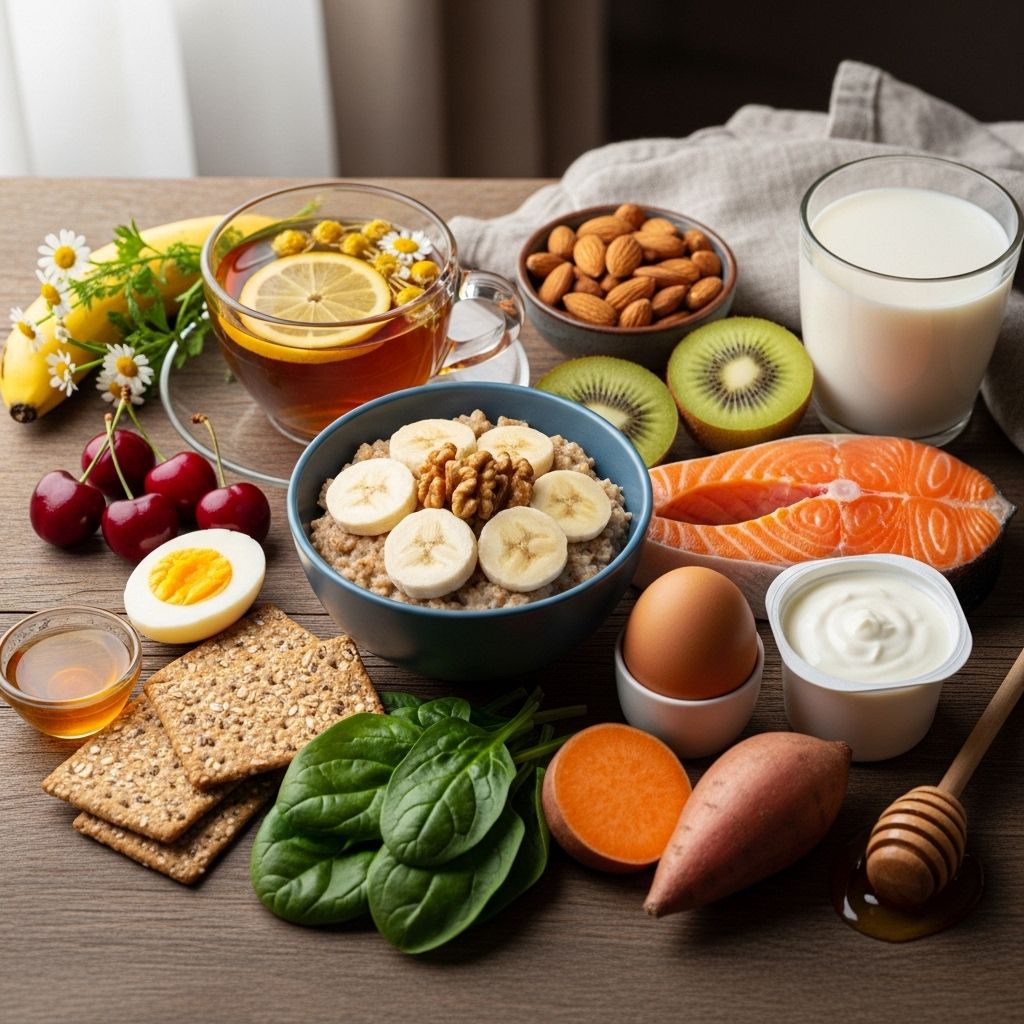 Discover expert-recommended foods that can improve sleep quality, support relaxation, and naturally boost your nightly rest.