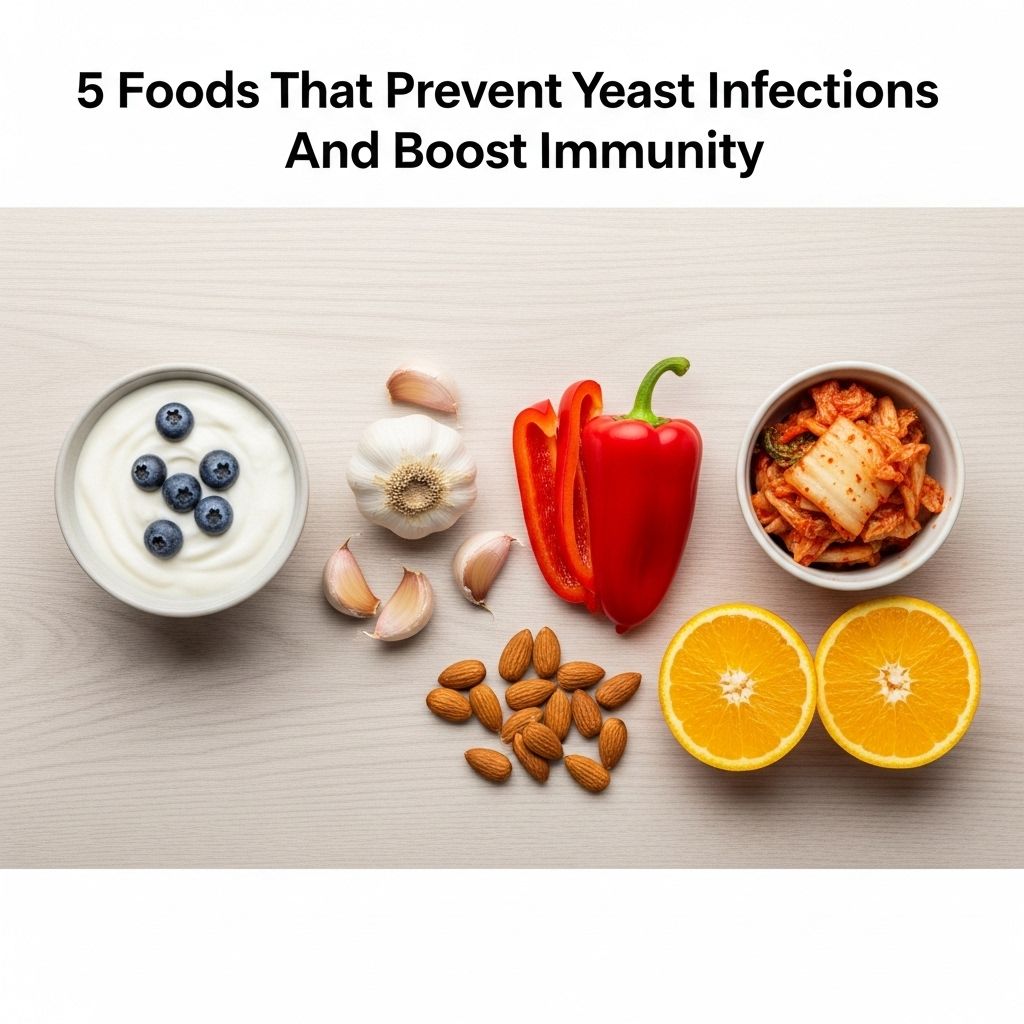 5 Foods That Help Prevent Yeast Infections Nourish your body with nutrient-rich options that discourage fungal overgrowth.
