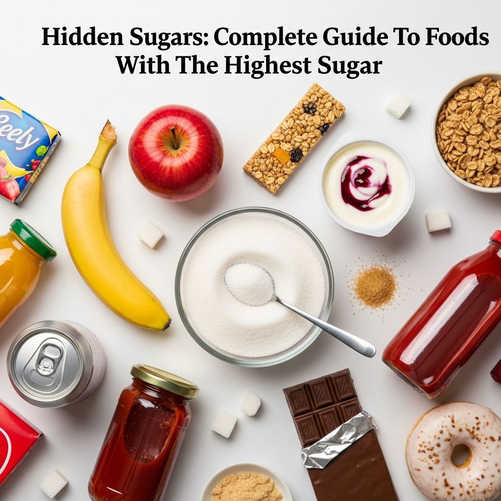 Explore common groceries that sneak excessive sweetness into your meals and snacks.