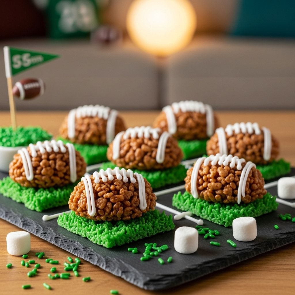 Bring sweet, customizable gridiron shapes to any party for a crowd-pleasing hit.