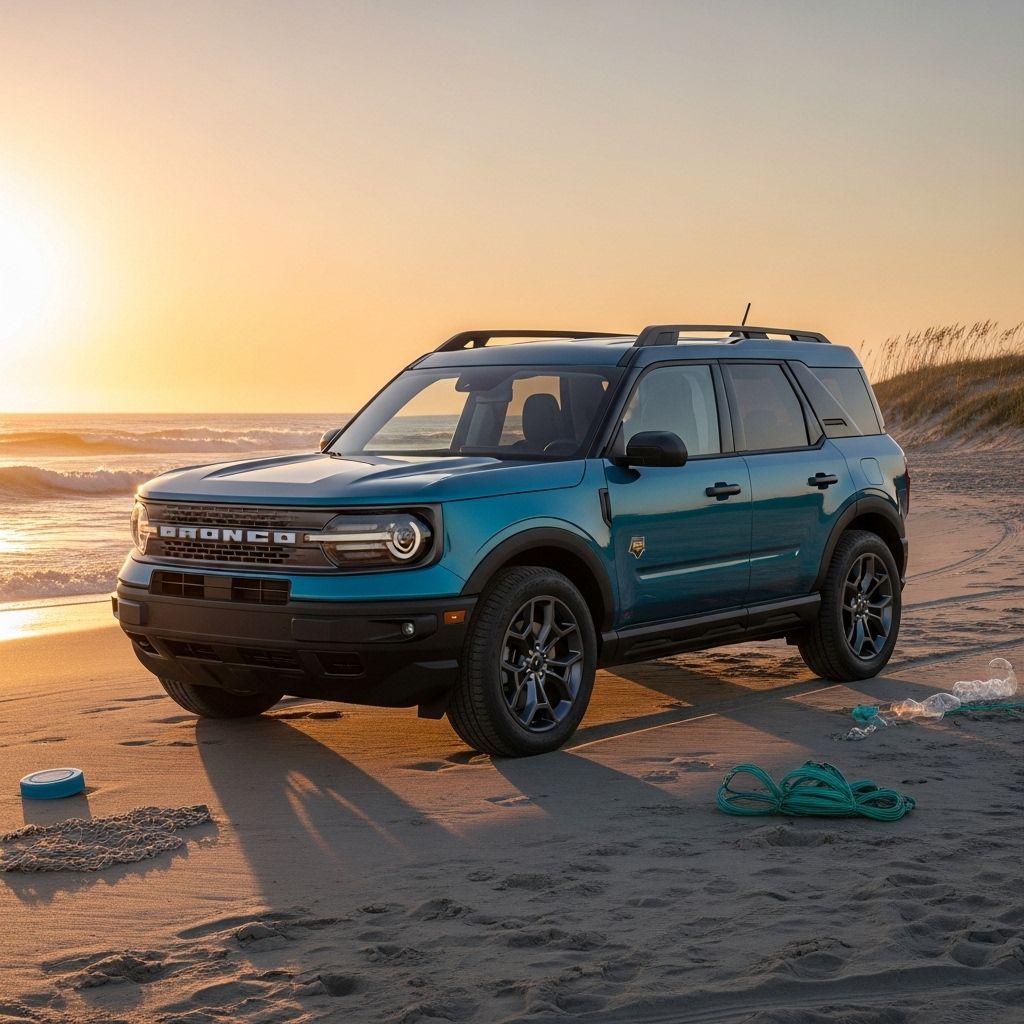 Ford Bronco Sport: Leading the Charge With Recycled Ocean Plastic Parts How Ford Bronco Sport became the first vehicle to feature parts made entirely from 100% recycled ocean plastic, paving the way for a circular automotive future.