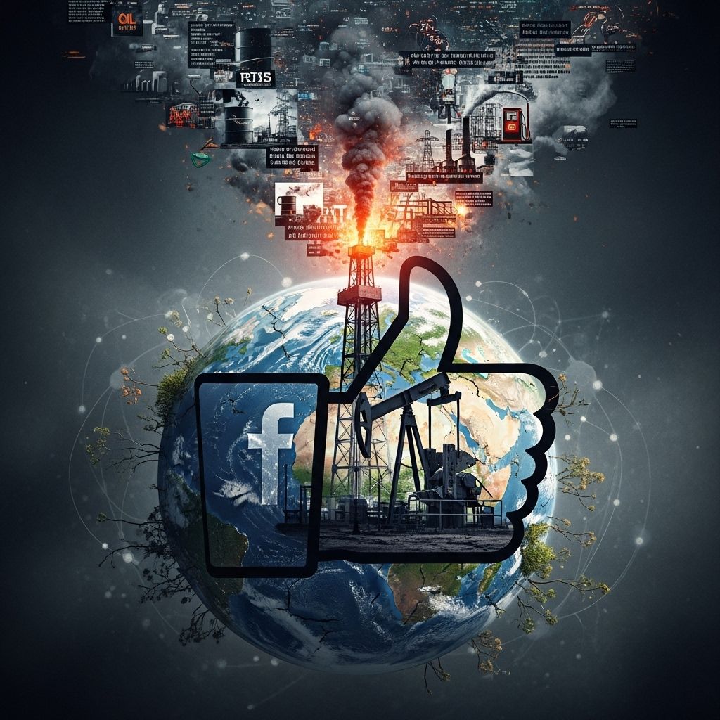 How Fossil Fuel Industry Ads on Facebook Fuel Climate Misinformation Fossil fuel companies leverage Facebook ads to spread climate misinformation and greenwashing, delaying urgent climate action.