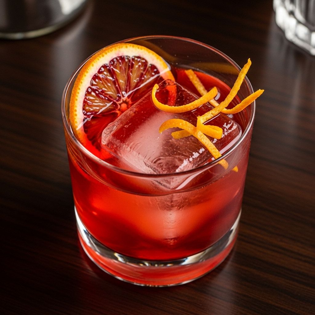 Frank Stitt’s Blood Orange Negroni: Elevating the Classic Cocktail Integrating winter citrus elevates each sip with richer hues and aromatic depth.