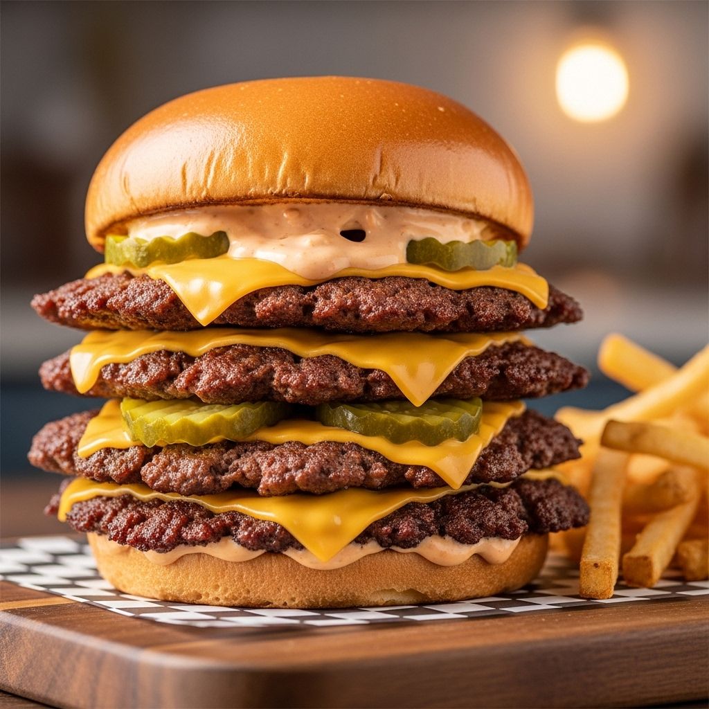 How to Make Irresistible Freddy’s-Style Burgers at Home Create ultra-thin stacks on soft buns, loaded with classic fixings and nostalgic flavor.