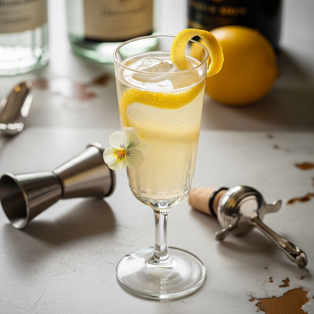 Simple tweaks and premium ingredients elevate this lively gin and Champagne favorite.