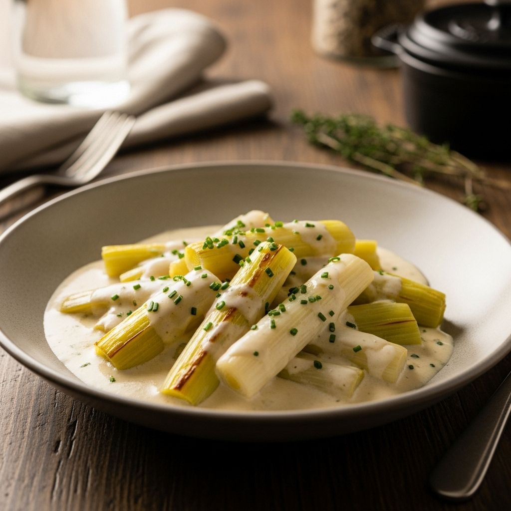 Minimal prep reveals the leeks' silky sweetness and savory depth.