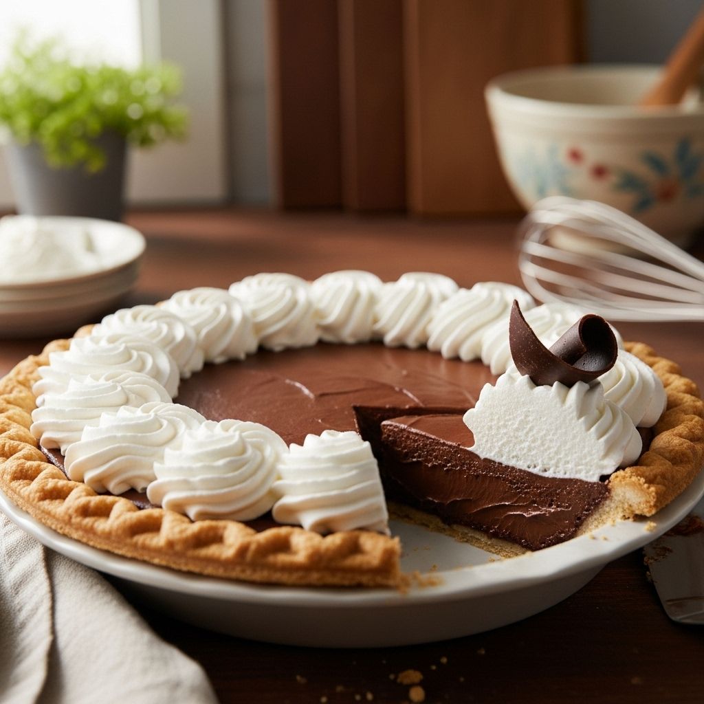 A velvety chocolate filling that elevates homemade desserts to indulgent elegance.