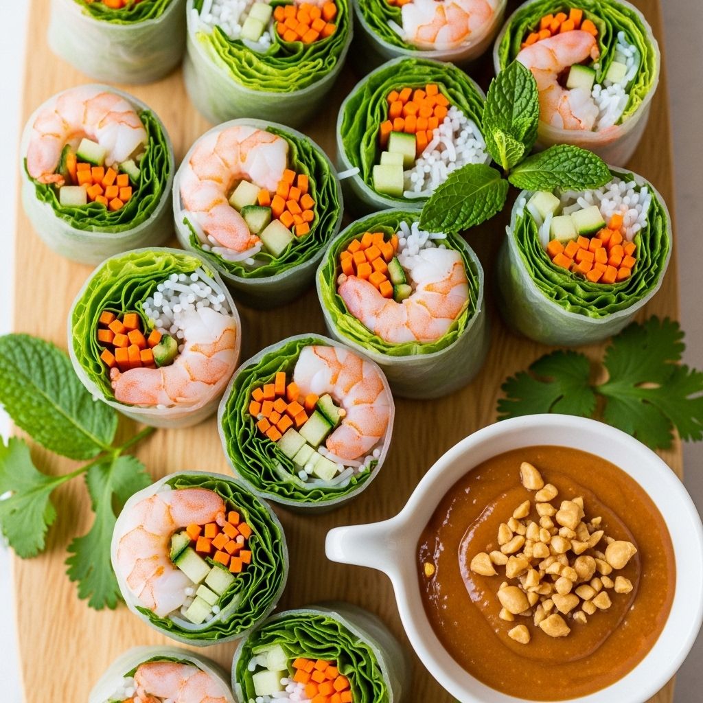 Fresh Spring Rolls Recipe: A Step-by-Step Guide to Perfect Homemade Rolls Discover a foolproof rolling method that highlights colorful veggies and zesty shrimp.