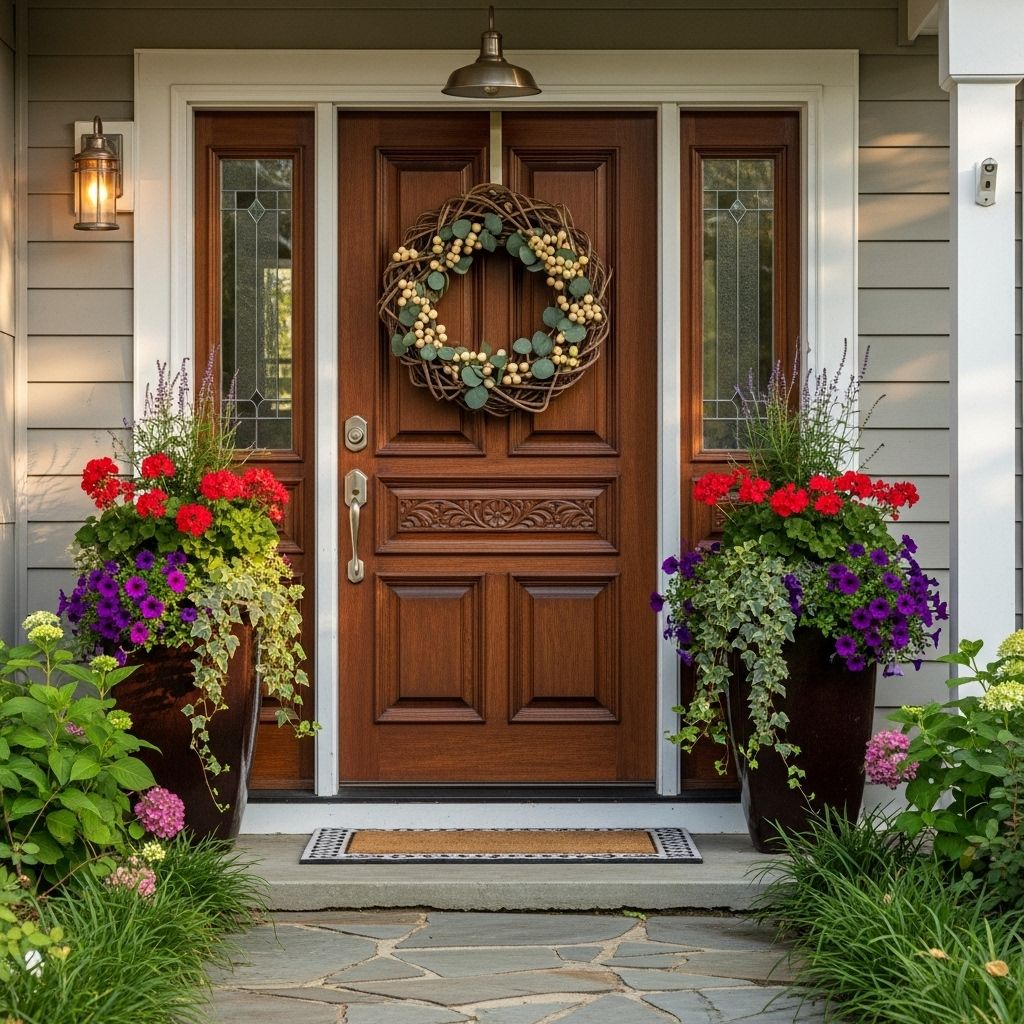 Creative color, hardware, and décor combos that make every entrance inviting and stylish.
