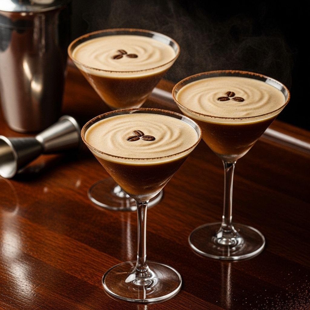 Frozen Espresso Martinis: The Ultimate Chilled Coffee Cocktail An indulgent coffee cocktail that elevates any gathering with a smooth, luxe finish.