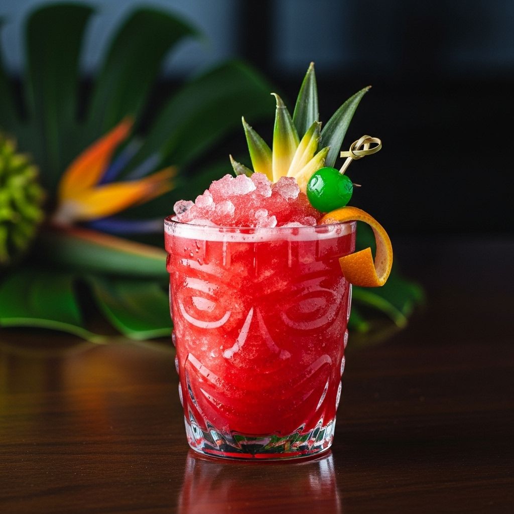 A tropical twist that delivers velvety texture and balanced bitterness in every icy sip.