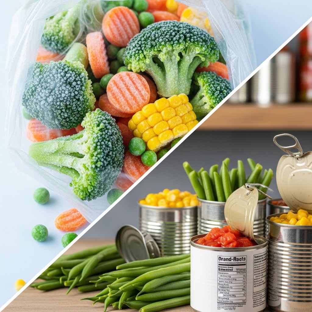 Frozen vs. Canned Vegetables: Which Is the Greener Choice? Unpacking the environmental, nutritional, and practical impacts of frozen and canned vegetables for eco-conscious consumers.