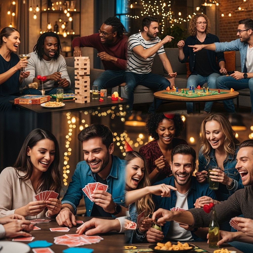 35 Fun and Exciting Adult Party Games to Elevate Your Gathering Bring guests together with interactive challenges that spark laughter and camaraderie.