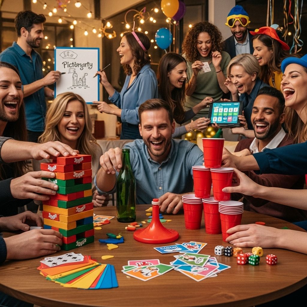 45 Fun Party Games & Activities For Adults To Transform Any Gathering Make every celebration memorable with interactive challenges that bring everyone closer.
