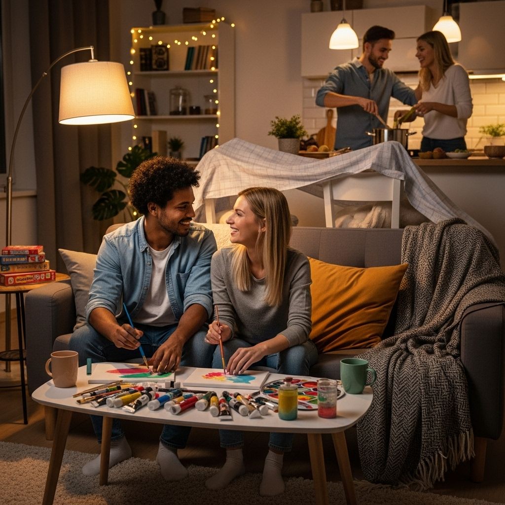 45 Fun Things for Couples to Do at Home: Creative, Romantic, and Unforgettable Ideas Cozy games and kitchen challenges spark lasting connection right in your living room.