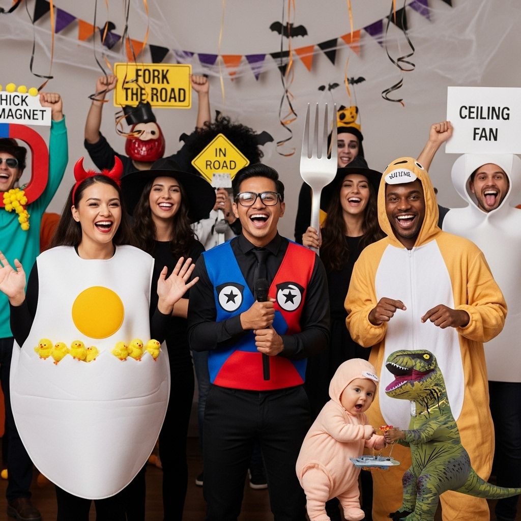 From puns to pop culture, unleash your sense of humor with these outrageously funny Halloween costume ideas for 2025.