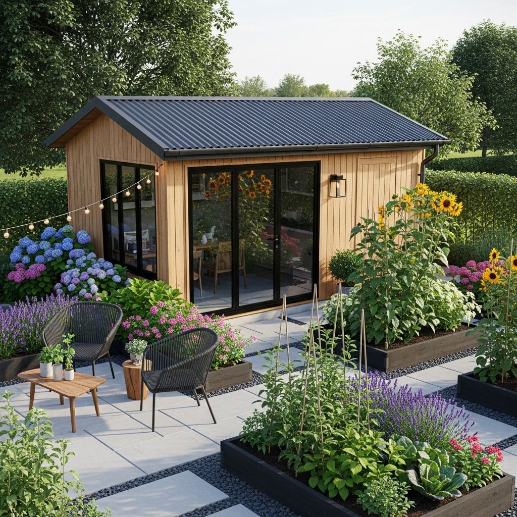 Multi-purpose structures boost outdoor storage and spark creative charm.
