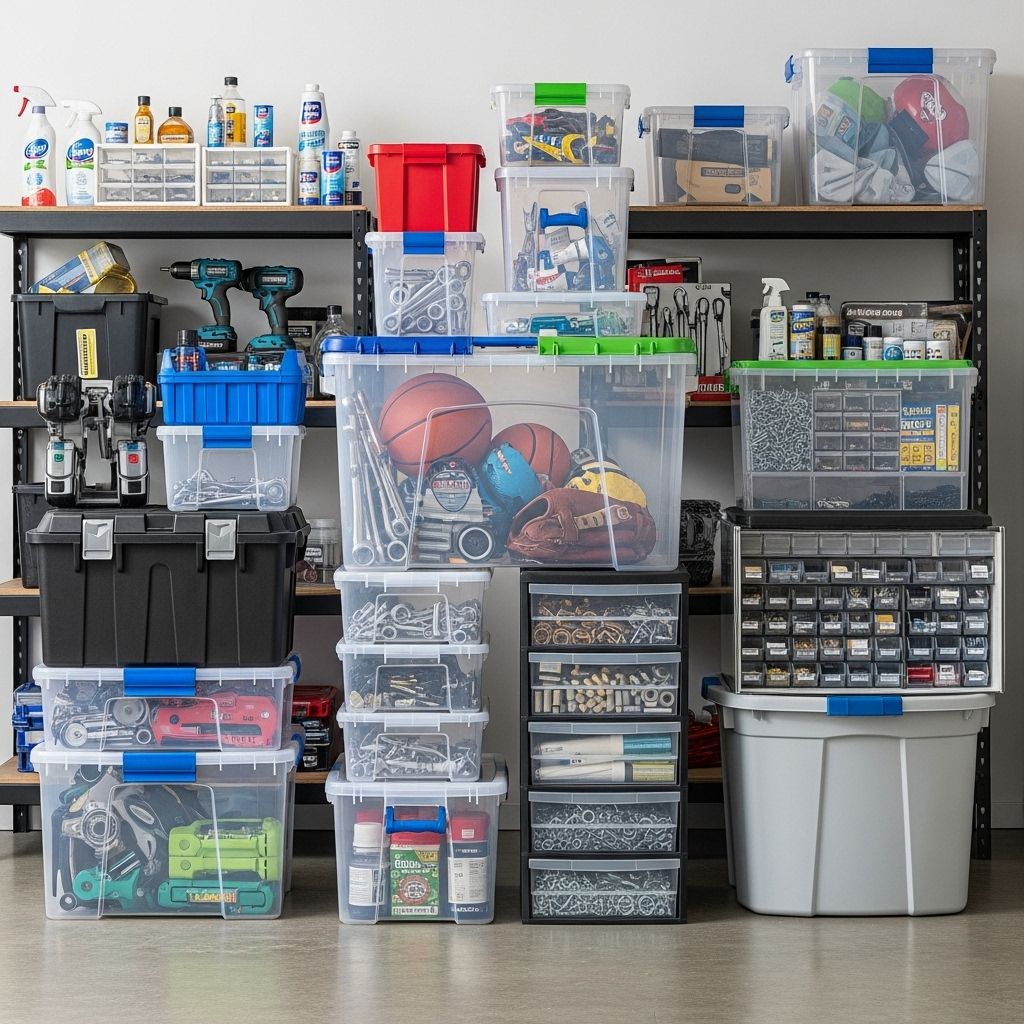 Keep tools and gear safe from moisture and pests while maximizing every shelf and rack.