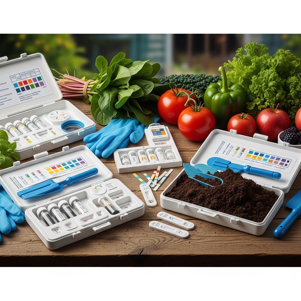 Testing for Contaminants in Your Garden: Essential Soil, Fruit, and Vegetable Test Kits Understand which test kits can help identify harmful contaminants in your garden soil, fruits, and vegetables for safer homegrown produce.