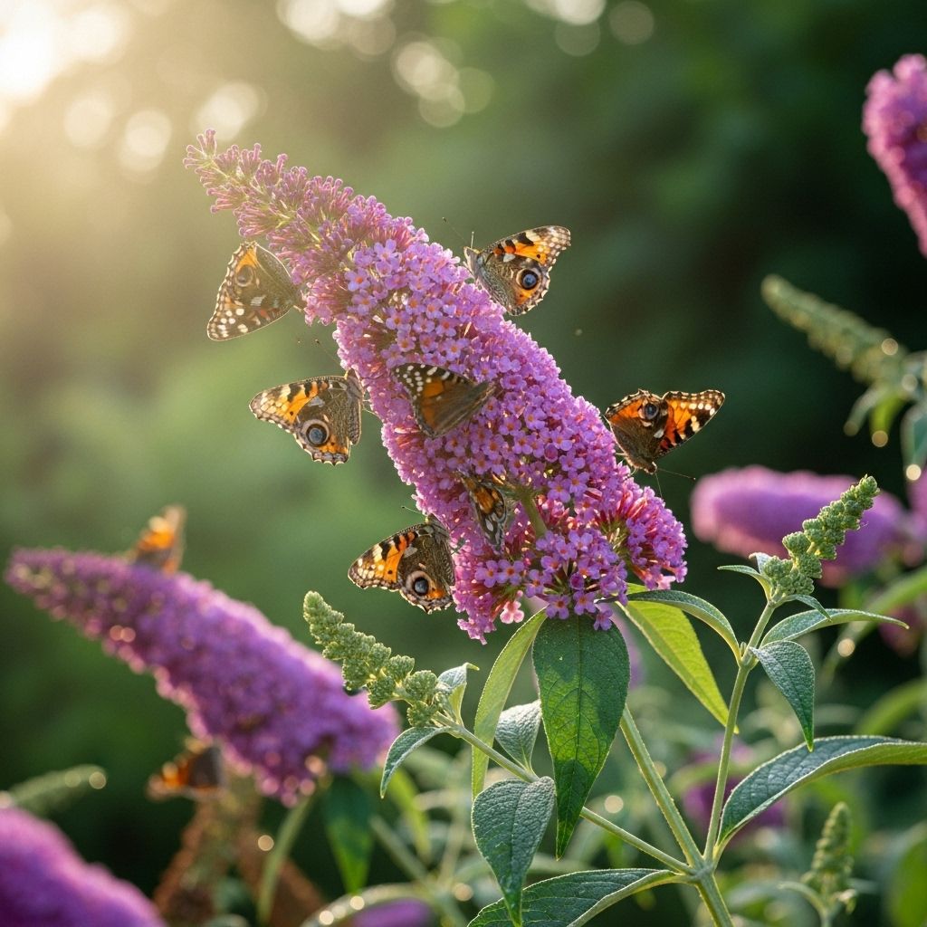 Plant and prune strategically to create a pollinator-friendly display of vibrant blooms.