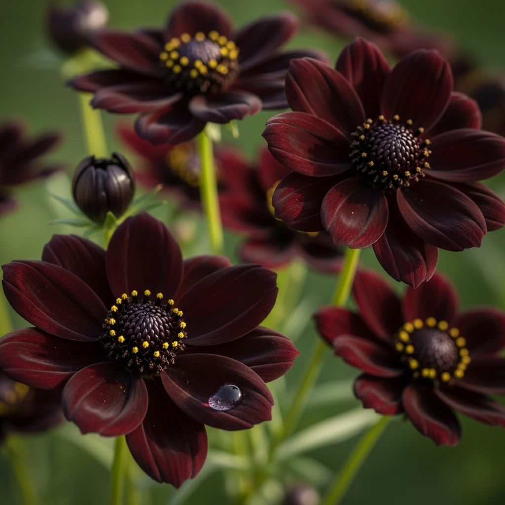 Indulge in velvety maroon petals that attract pollinators and enrich garden fragrance.