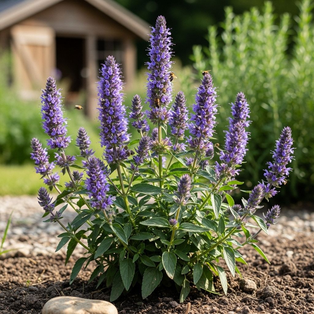 Gardening 101: Hyssop (Hyssopus officinalis) – A Perennial Herb for Flavor, Fragrance, and Pollinators Bright, minty blooms and versatile leaves enrich kitchens and wildlife-friendly gardens.