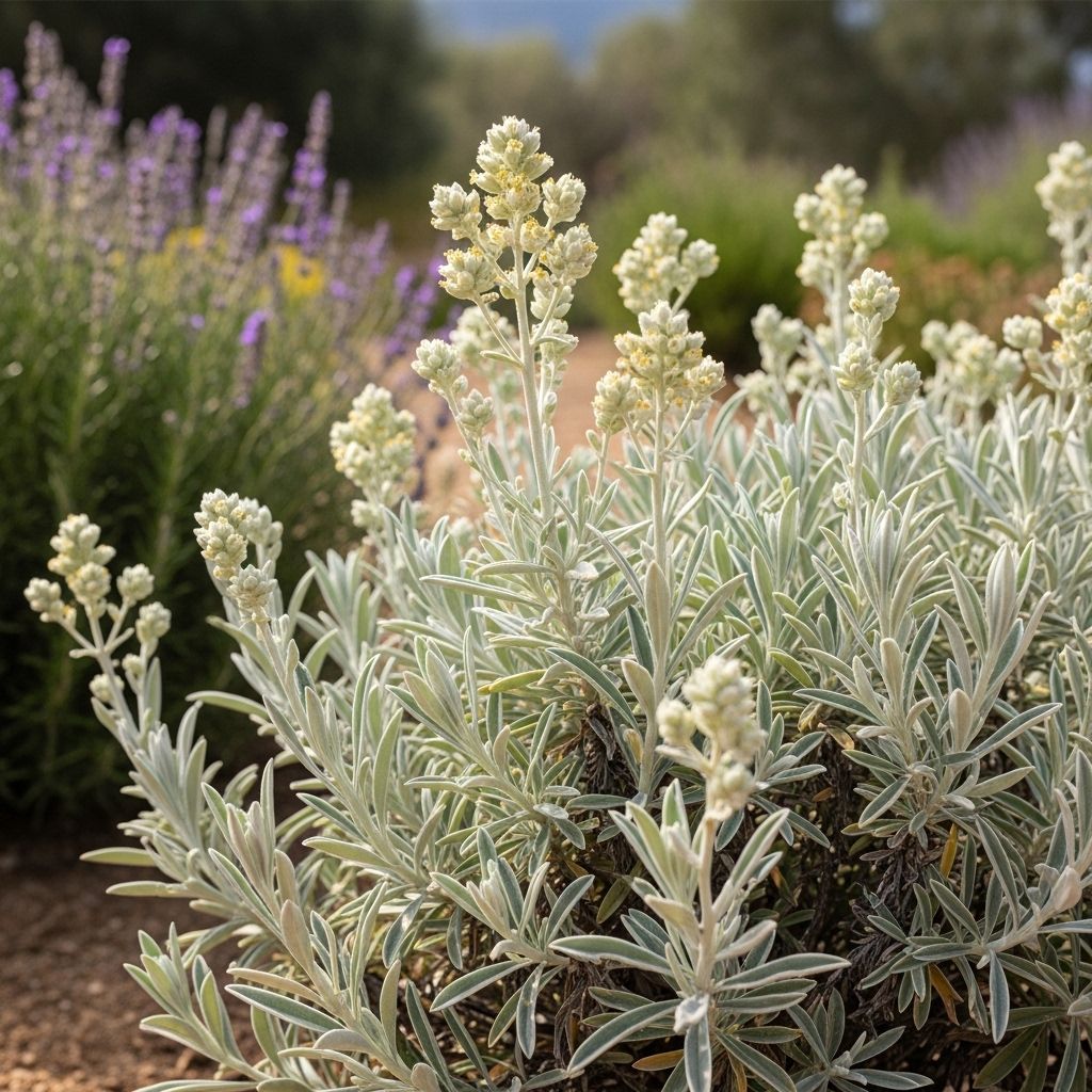 Ethereal golden blooms and feathery texture make this shrub a standout in sunlit borders.