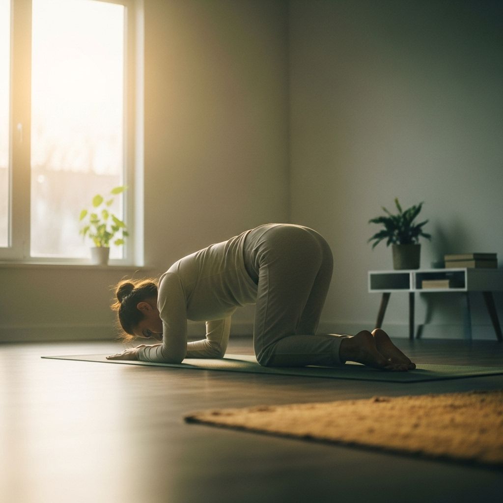 Daily movements alleviate stiffness and fortify muscles for a resilient, limber spine.