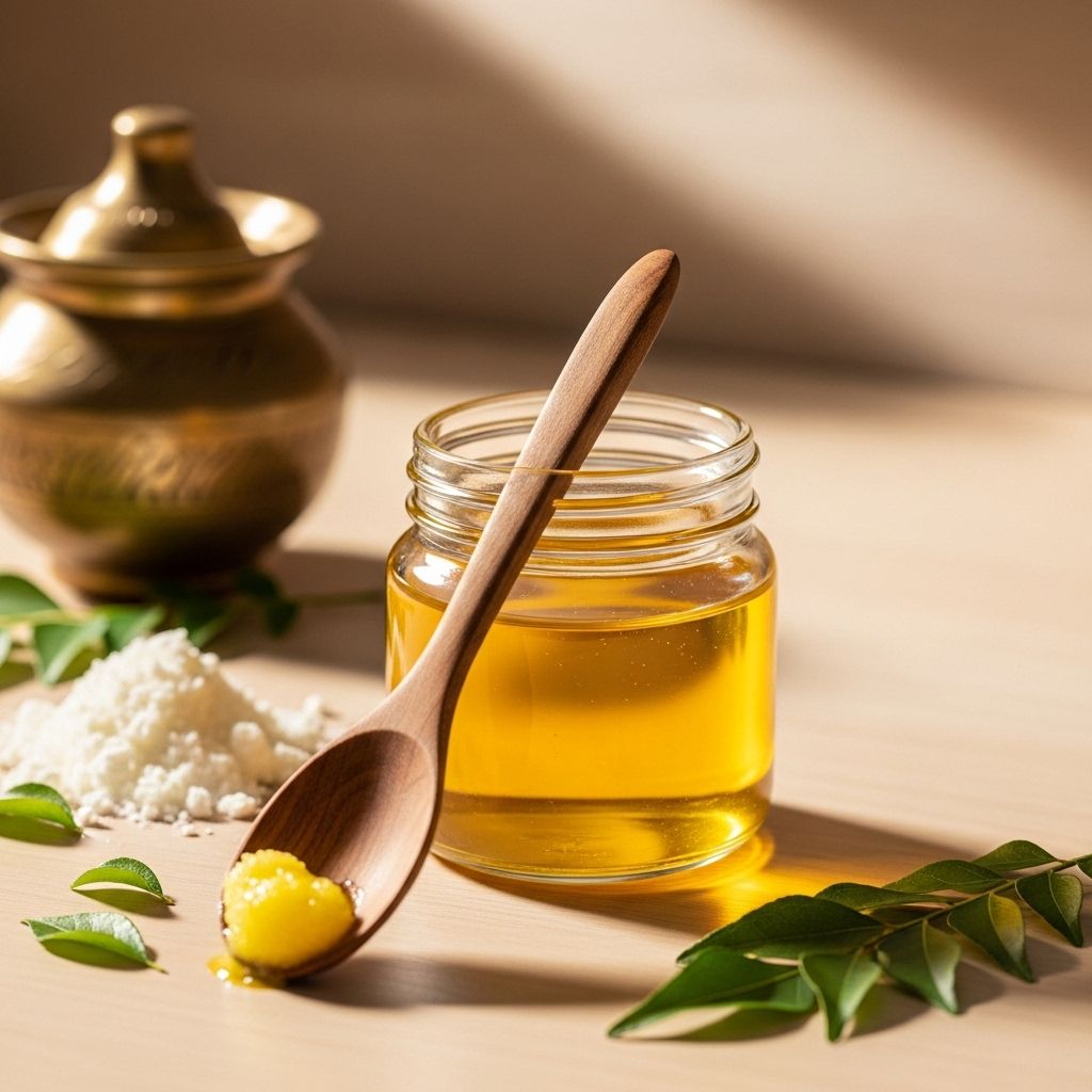 Ghee: Health Benefits, Nutrition & Everyday Uses Nutrient-rich fats fuel digestion, calm inflammation, and promote a radiant complexion.