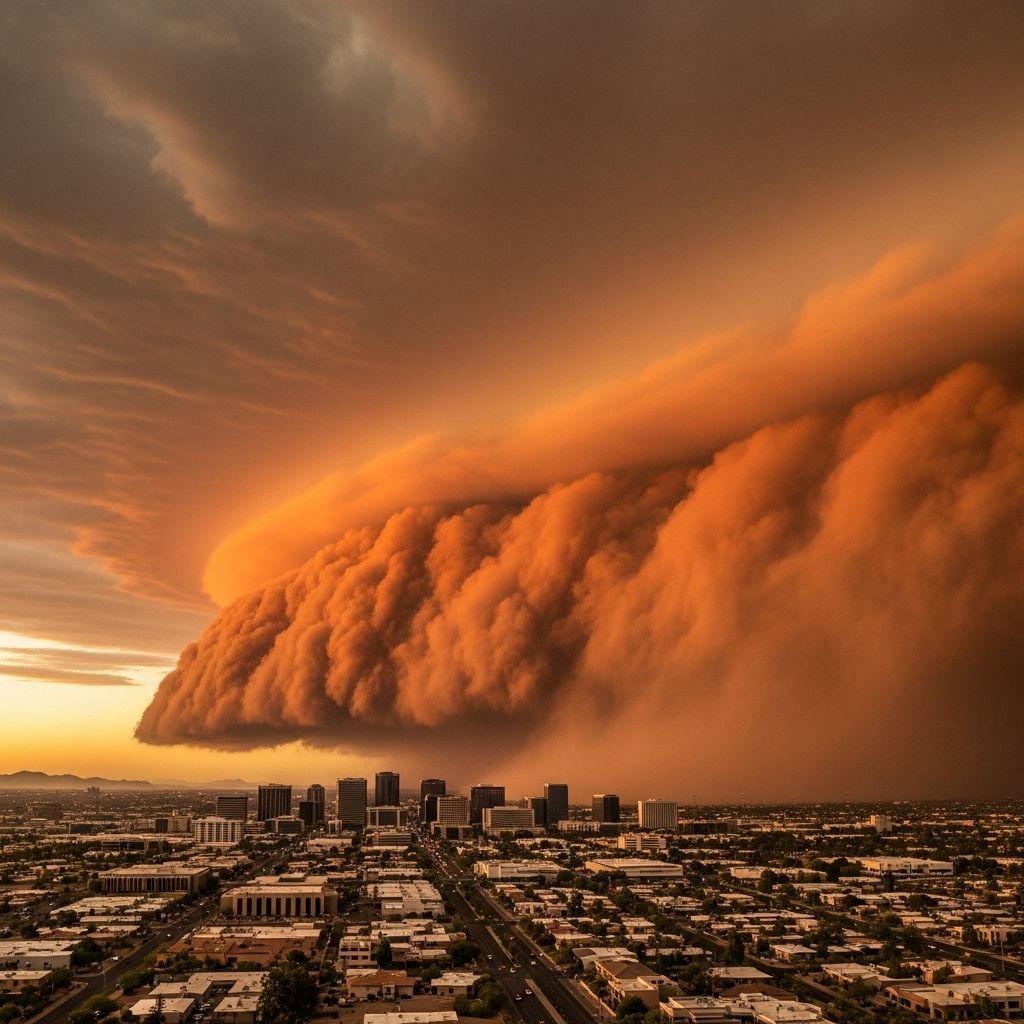 Discover the science, history, and human impact of Phoenix’s astonishing haboobs—towering desert dust storms that turn day to night.