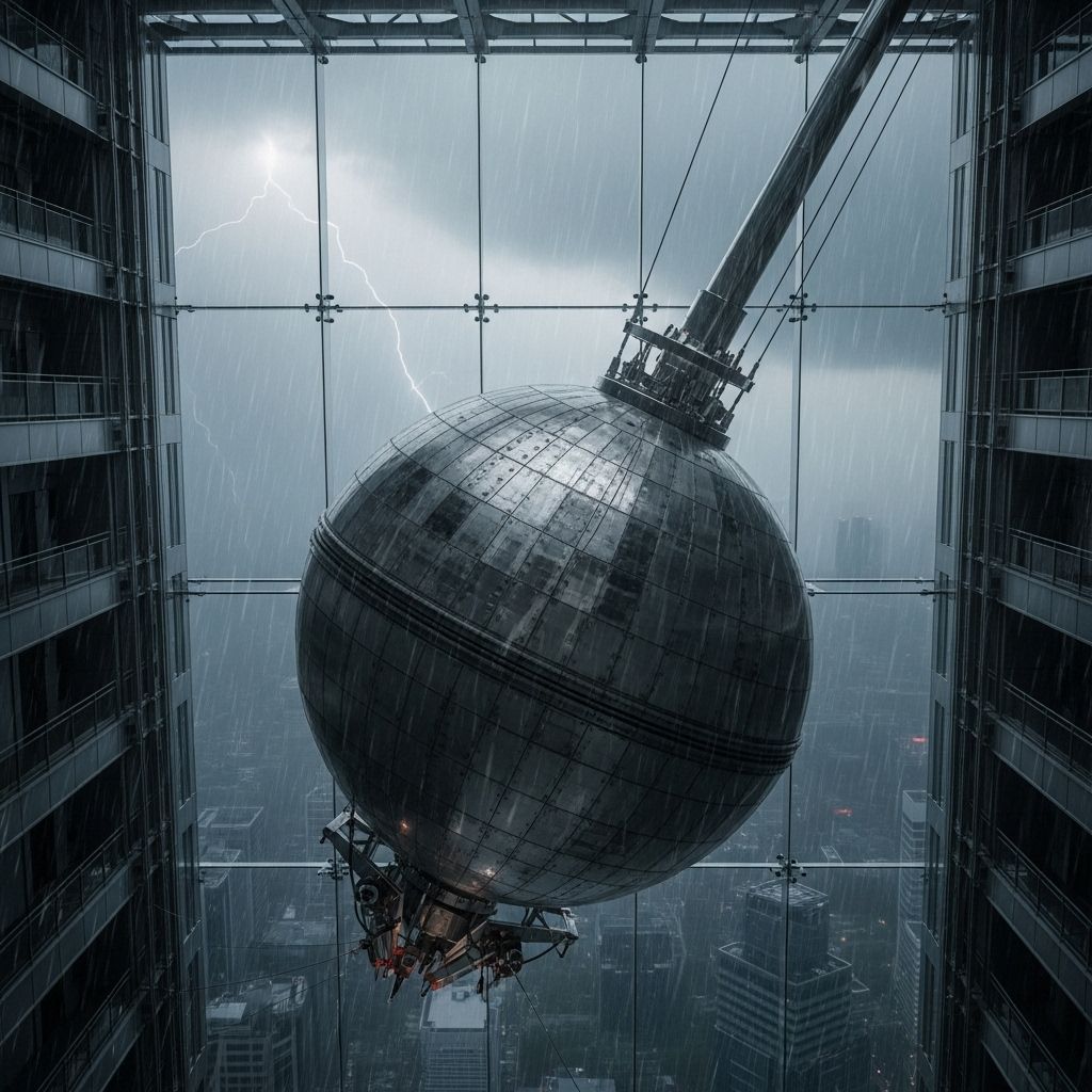 How Giant Steel Pendulums Protect Skyscrapers from Typhoons Discover how massive tuned mass dampers shield skyscrapers from typhoons, ensuring occupant safety and building stability through advanced engineering.