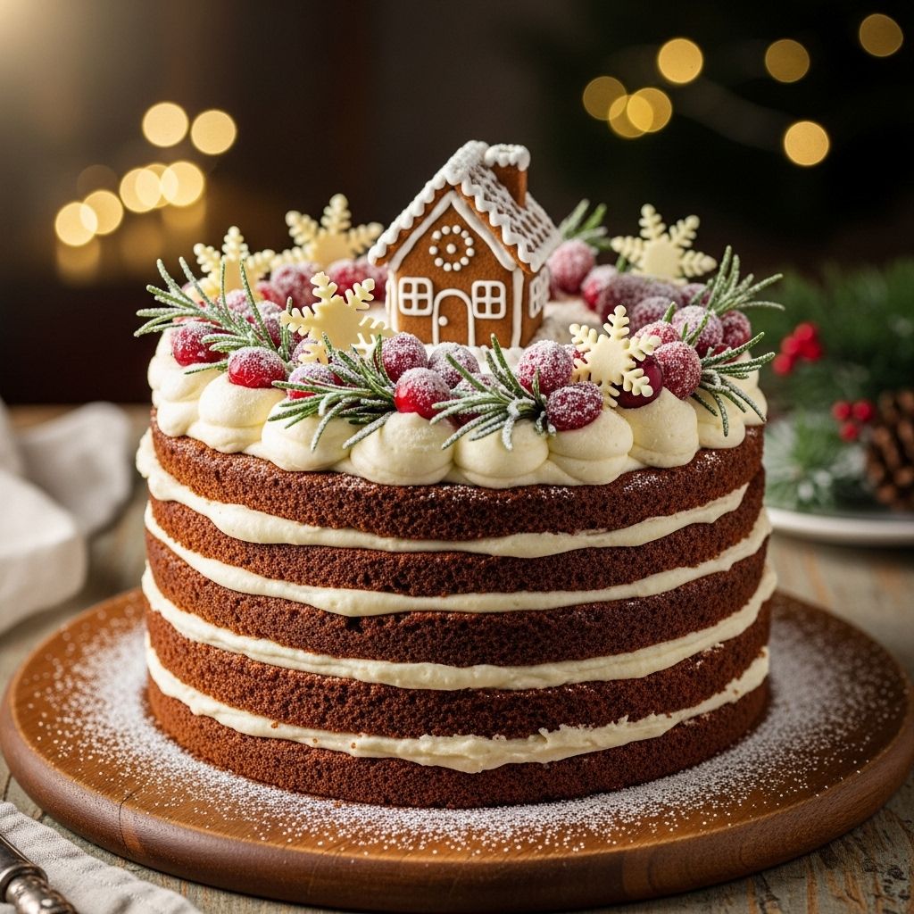 Gingerbread Layer Cake Recipe: 8 Steps To A Festive Showstopper Warm spices and zesty lemon cream cheese frosting combine for a memorable holiday treat.