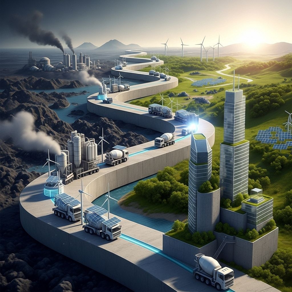 Global Concrete Industry’s Roadmap to Net Zero by 2050 Paving the way to a sustainable built environment by cutting concrete's carbon footprint.