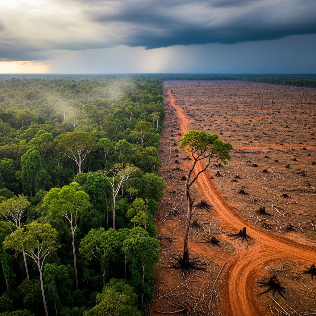 A comprehensive review of the latest data, causes, impacts, and efforts to combat the rapid loss of forests worldwide.