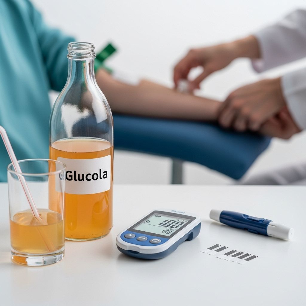 Learn how the glucola test works to diagnose gestational diabetes, what to expect, and alternative options available.