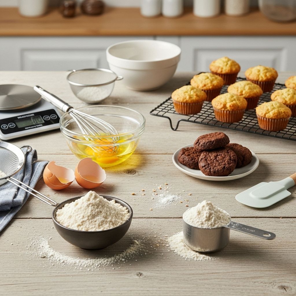 Flour blends and thickeners unlock reliably moist, airy desserts every time.